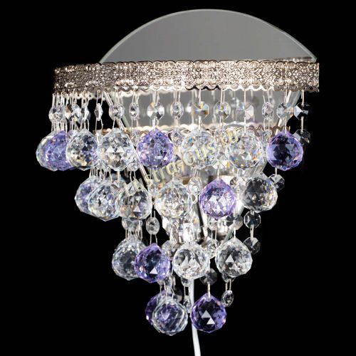 Бра Токката пирамида шар 30 фиолетовая в Ставрополе Гусь Хрустальный