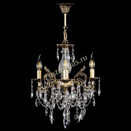 Люстра бронзовая Алфея №3/1 Журавлик в Ставрополе Гусь Хрустальный