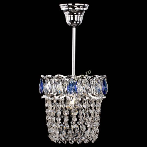 Люстра Астра ажур №1 синяя в Ставрополе Гусь Хрустальный