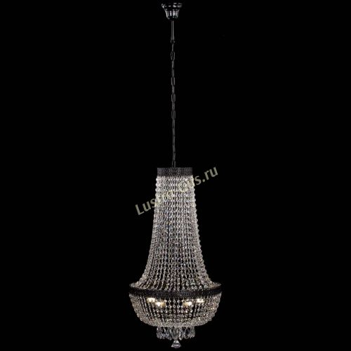 Люстра Флоренция №5 Купол черная удлиненная в Ставрополе Гусь Хрустальный