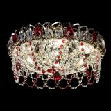 Люстра Хрустальный Каскад Ажур красный в Ставрополе Люстра Хрустальный Каскад Ажур красный в Ставрополе