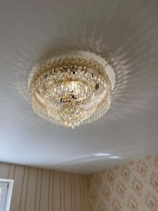 Люстра Хрустальный Каскад Перо в Ставрополе отзыв и фото покупателя