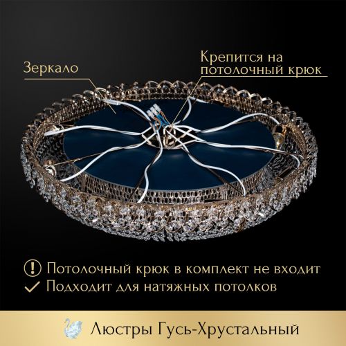 Люстра Кольцо оптикон в Ставрополе Гусь Хрустальный
