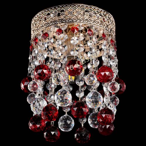 Люстра Венеция №1 шар красная в Ставрополе Гусь Хрустальный