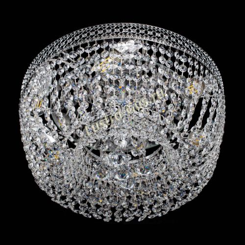 Люстра Венеция Кольцо конус 400 мм в Ставрополе Гусь Хрустальный