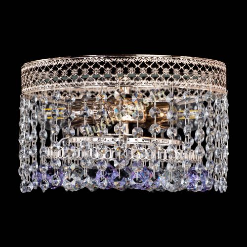 Люстра Венеция шар №2 фиолетовая в Ставрополе Гусь Хрустальный