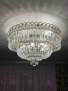 Люстра Хрустальный Каскад Перо в Ставрополе отзыв и фото покупателя